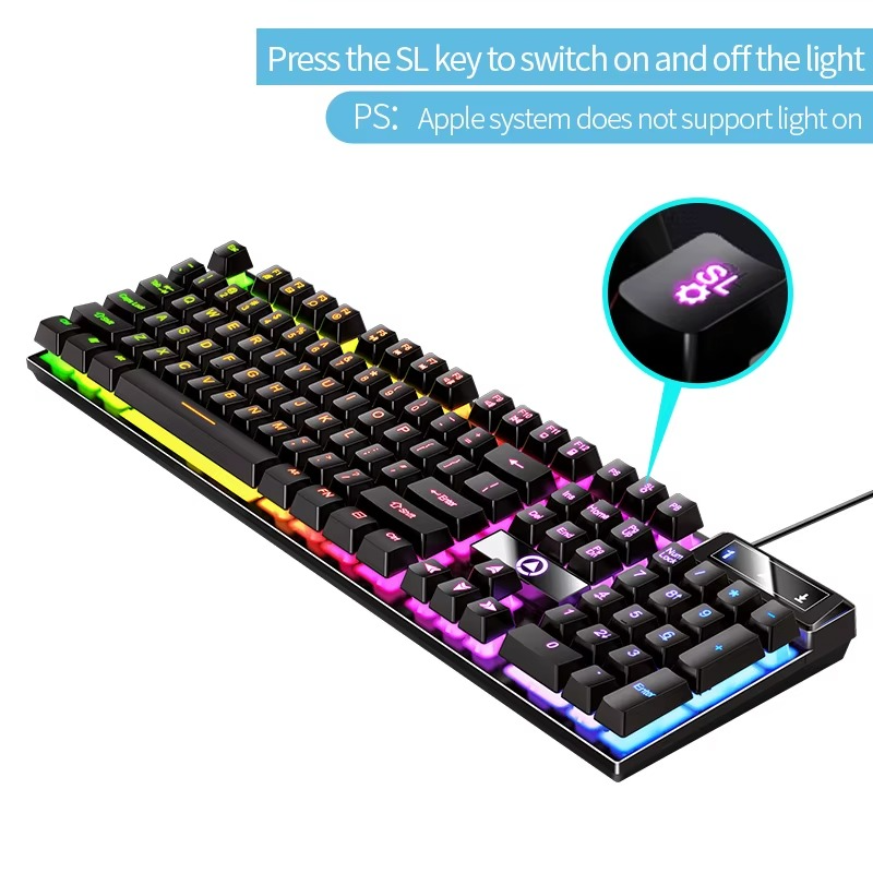 YINDIAO Keyboard Gaming Wired Laptop Desktops PC Computer