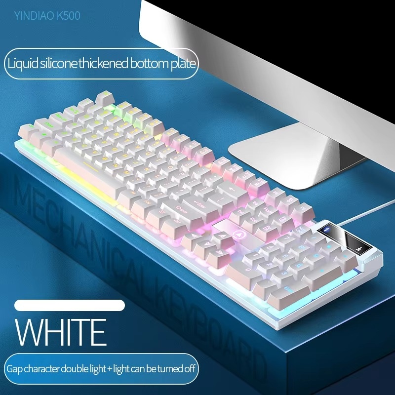 YINDIAO Keyboard Gaming Wired Laptop Desktops PC Computer