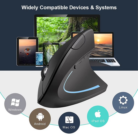 Vertical Mouse Ergonomic 2.4GHz Wireless Optical Mice